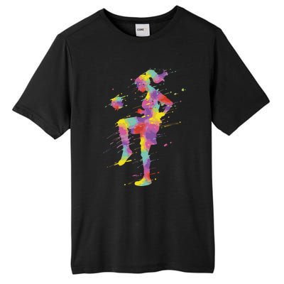 Soccer Girl Gift Tall Fusion ChromaSoft Performance T-Shirt