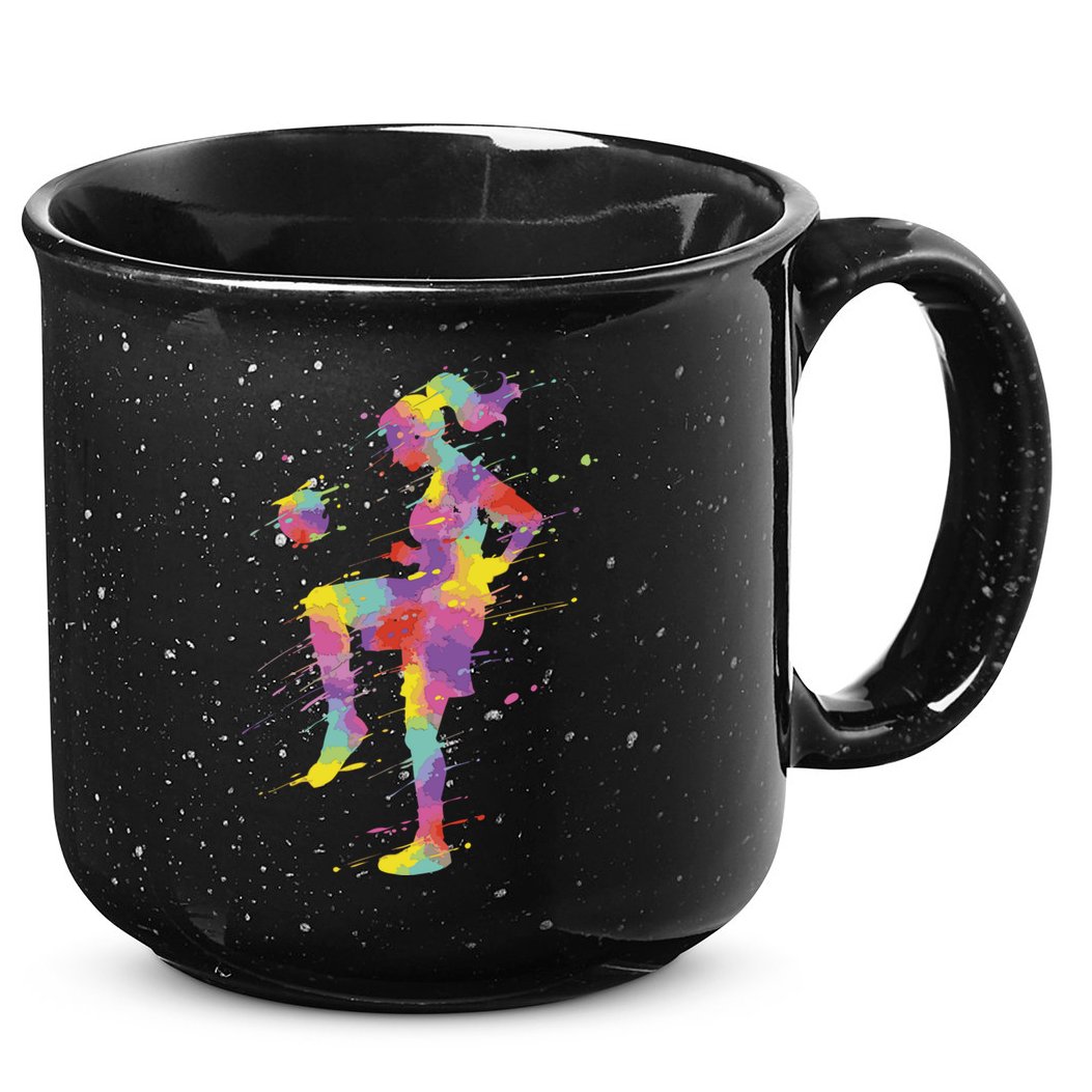 Soccer Girl Gift 15oz Campfire Ceramic Mug