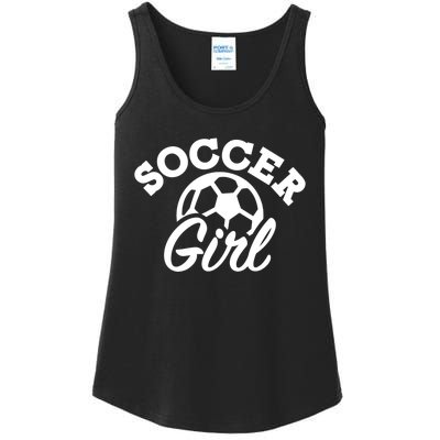 Soccer Girl Gift Ladies Essential Tank