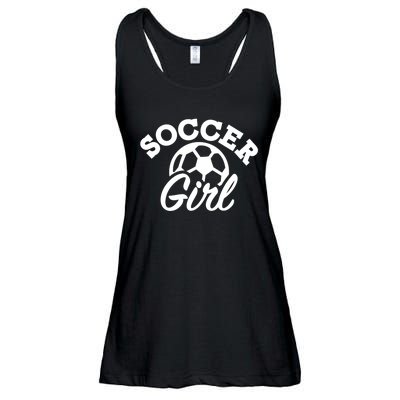 Soccer Girl Gift Ladies Essential Flowy Tank