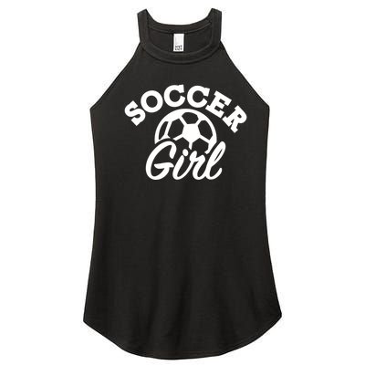 Soccer Girl Gift Women’s Perfect Tri Rocker Tank