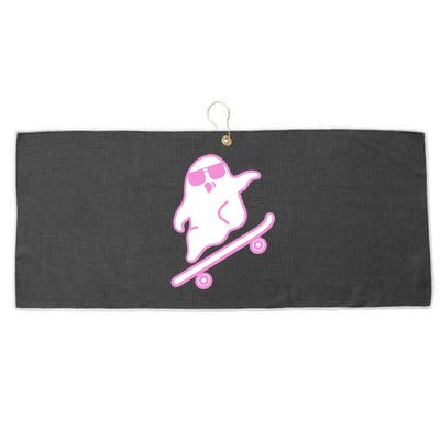 Skateboarding Ghost Great Gift Large Microfiber Waffle Golf Towel