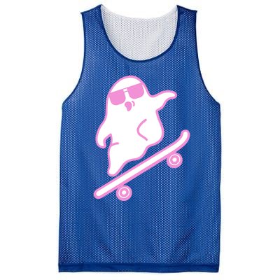 Skateboarding Ghost Great Gift Mesh Reversible Basketball Jersey Tank