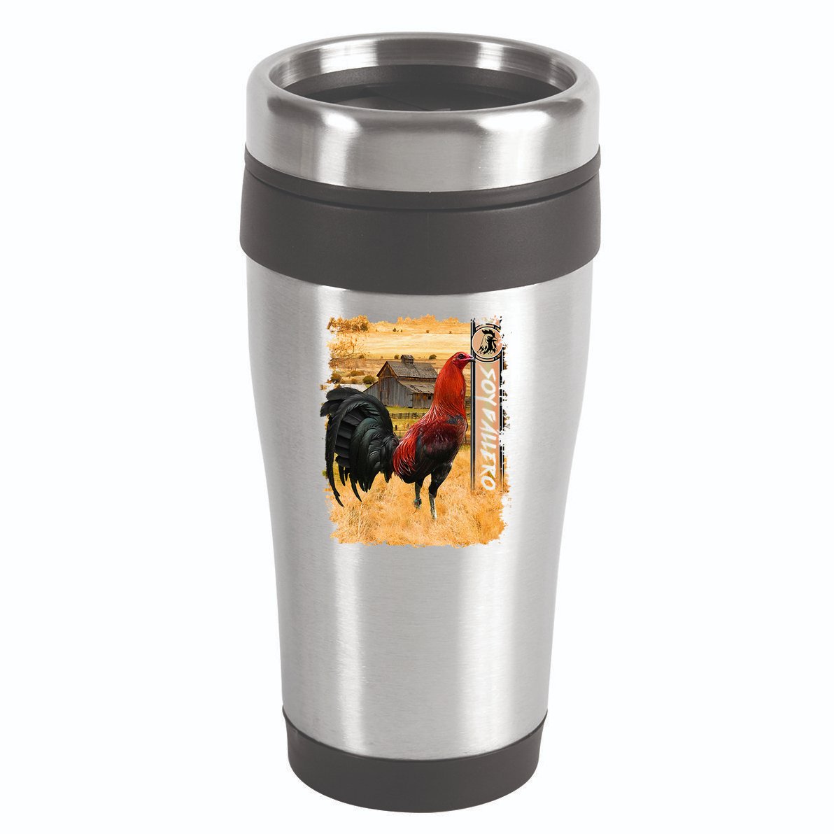 Soy Gallero Gamefowl Rooster Cockfighting Enthusiast 16oz Travel Tumbler