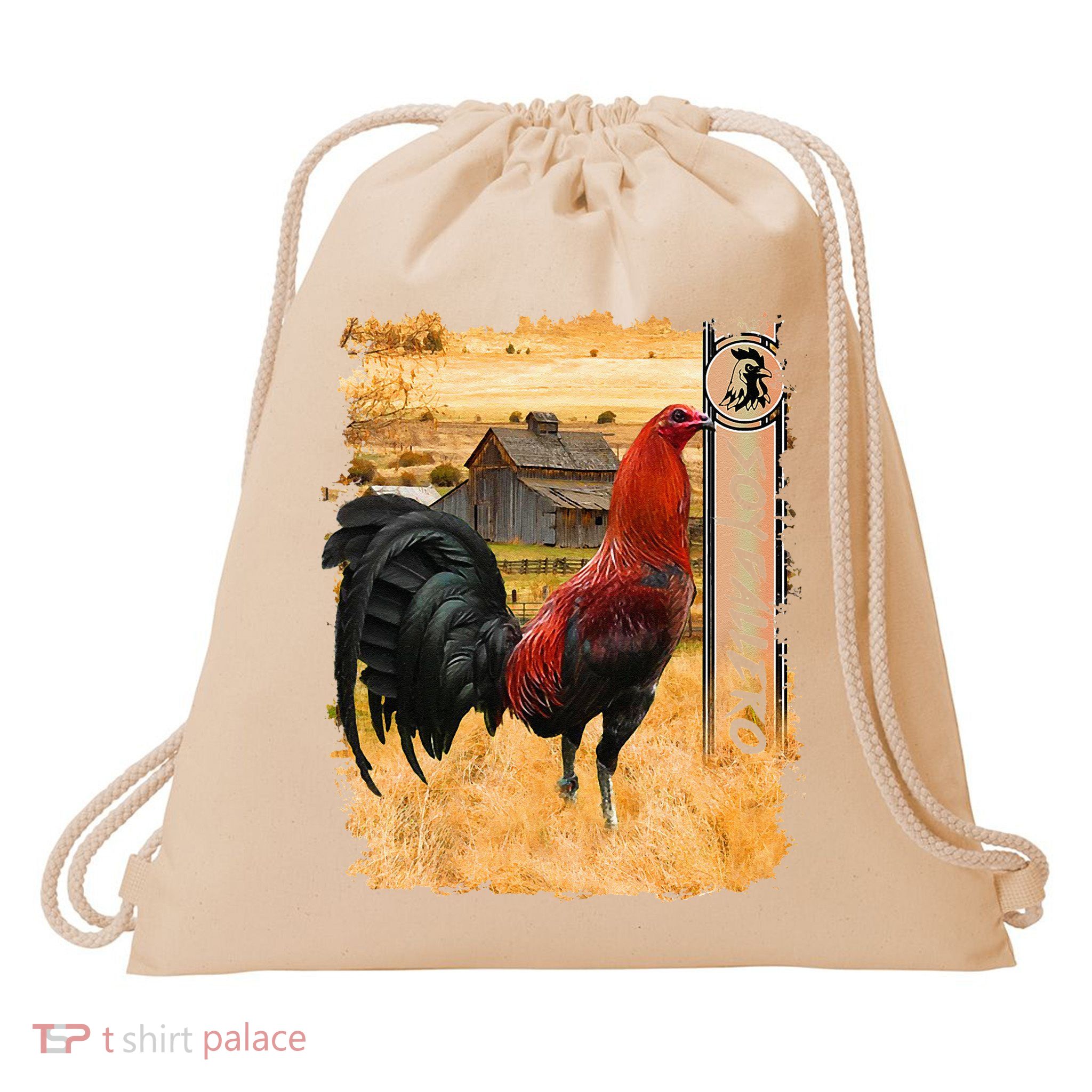 Soy Gallero Gamefowl Rooster Cockfighting Enthusiast Drawstring Bag