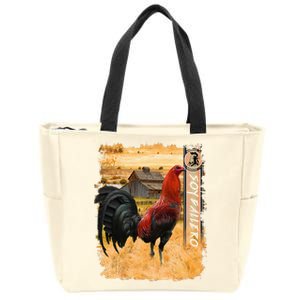 Soy Gallero Gamefowl Rooster Cockfighting Enthusiast Zip Tote Bag