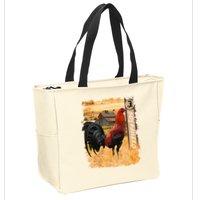 Soy Gallero Gamefowl Rooster Cockfighting Enthusiast Zip Tote Bag