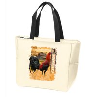 Soy Gallero Gamefowl Rooster Cockfighting Enthusiast Zip Tote Bag