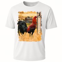 Soy Gallero Gamefowl Rooster Cockfighting Enthusiast Cooling Performance Crew T-Shirt