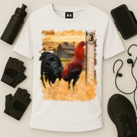 Soy Gallero Gamefowl Rooster Cockfighting Enthusiast Cooling Performance Crew T-Shirt