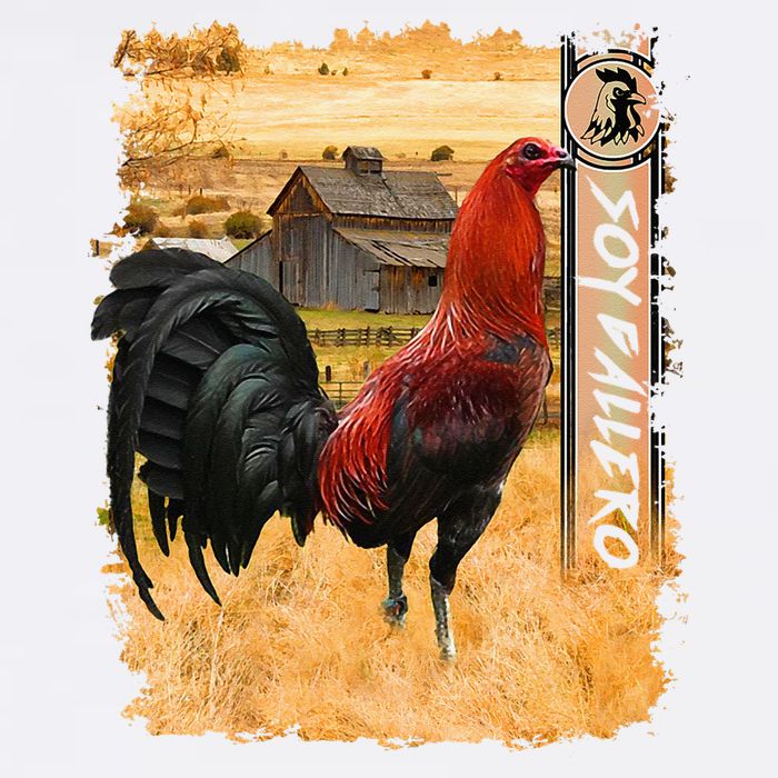 Soy Gallero Gamefowl Rooster Cockfighting Enthusiast Cooling Performance Crew T-Shirt