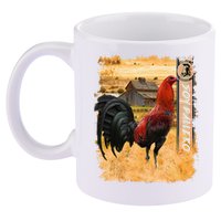 Soy Gallero Gamefowl Rooster Cockfighting Enthusiast 11oz C Handle Ceramic Mug