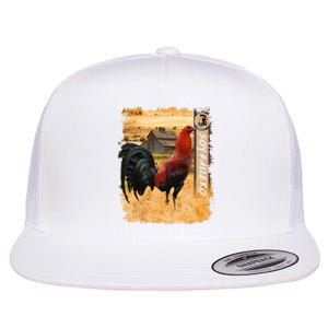 Soy Gallero Gamefowl Rooster Cockfighting Enthusiast Flat Bill Trucker Hat