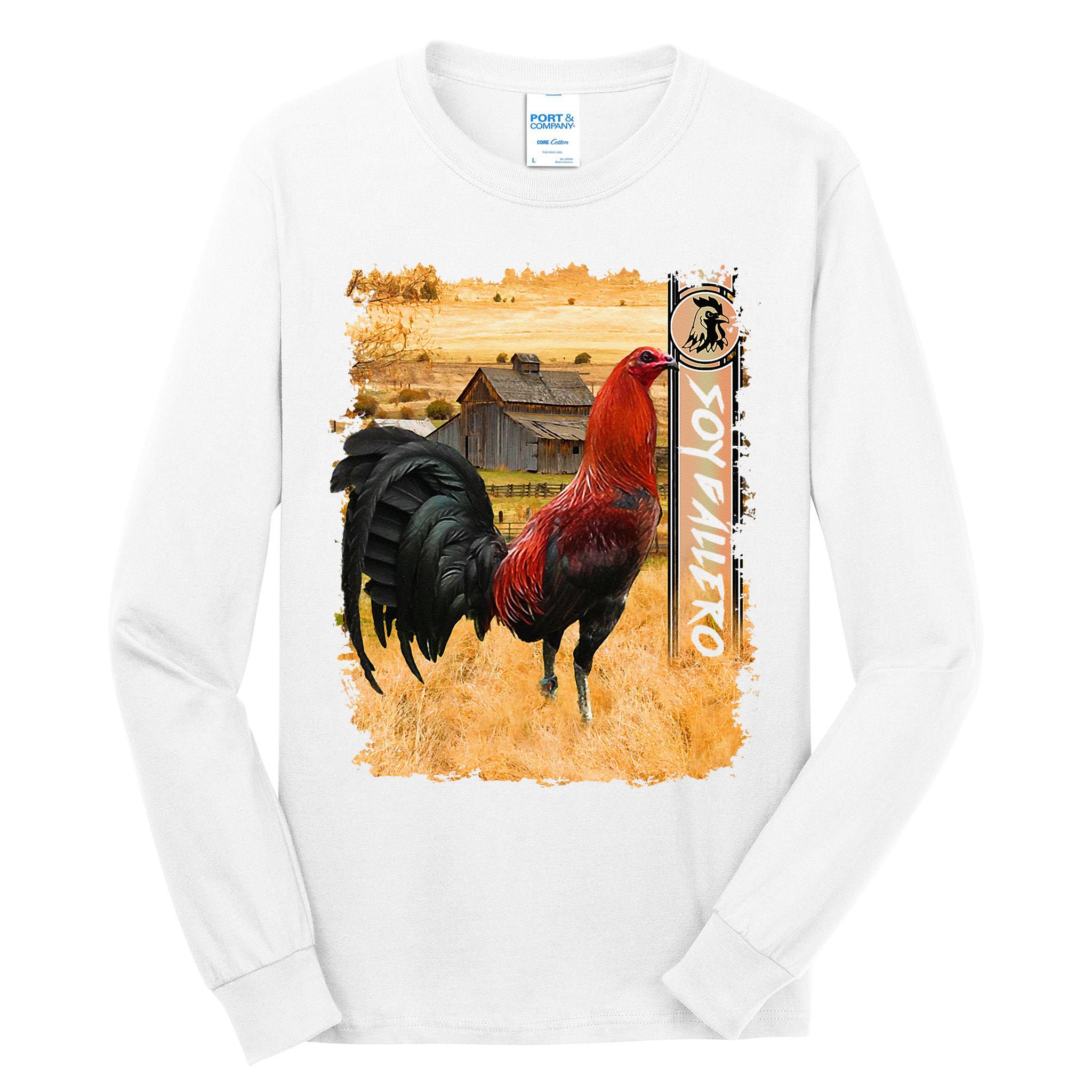 Soy Gallero Gamefowl Rooster Cockfighting Enthusiast Tall Long Sleeve T-Shirt