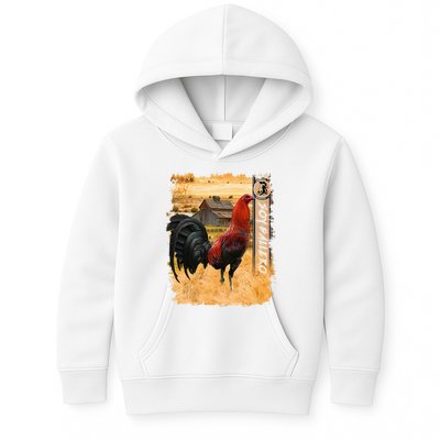 Soy Gallero Gamefowl Rooster Cockfighting Enthusiast Kids Hoodie