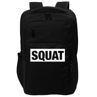 Squat Gym Gift Impact Tech Backpack