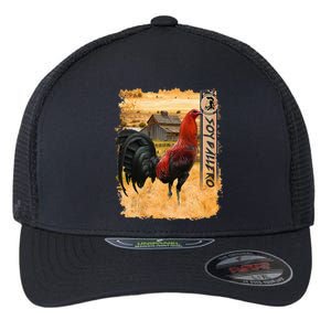 Soy Gallero Gamefowl Rooster Cockfighting Enthusiast Flexfit Unipanel Trucker Cap