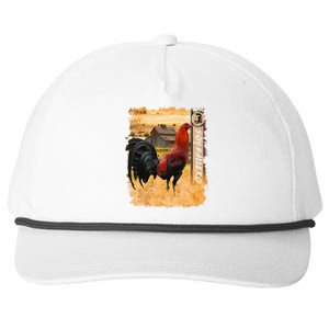 Soy Gallero Gamefowl Rooster Cockfighting Enthusiast Snapback Five-Panel Rope Hat