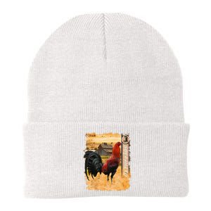 Soy Gallero Gamefowl Rooster Cockfighting Enthusiast Knit Cap Winter Beanie