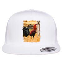 Soy Gallero Gamefowl Rooster Cockfighting Enthusiast Flat Bill Trucker Hat