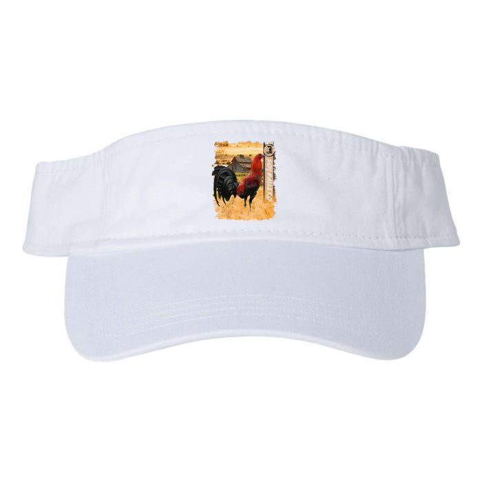 Soy Gallero Gamefowl Rooster Cockfighting Enthusiast Valucap Bio-Washed Visor