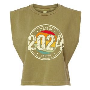 Senior Graduation Gift Class Of 2024 Garment-Dyed Women's Muscle Tee