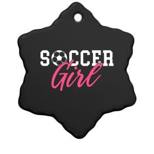 Soccer Great Gift Ceramic Star Ornament