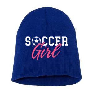 Soccer Great Gift Short Acrylic Beanie