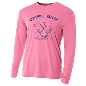 Silly Goose Goose Certified Yapper Cooling Performance Long Sleeve Crew