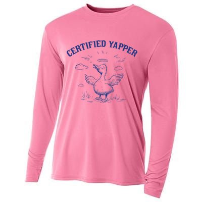 Silly Goose Goose Certified Yapper Cooling Performance Long Sleeve Crew