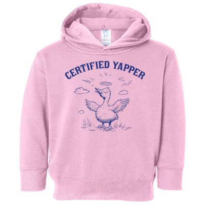 Silly Goose Goose Certified Yapper Toddler Hoodie
