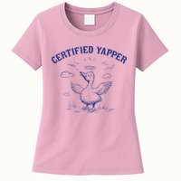 Silly Goose Goose Certified Yapper Womens T-Shirt
