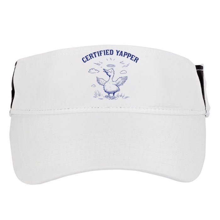 Silly Goose Goose Certified Yapper Adult Drive Performance Visor