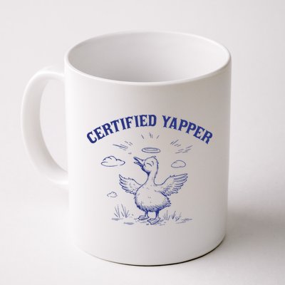 Silly Goose Goose Certified Yapper Mug