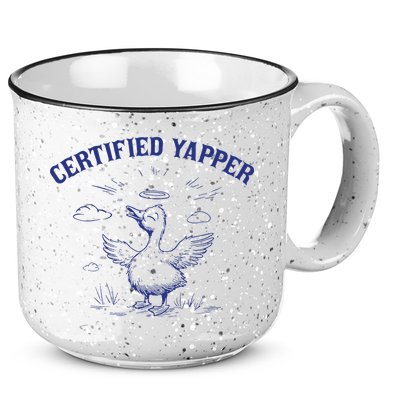 Silly Goose Goose Certified Yapper 15oz Campfire Ceramic Mug