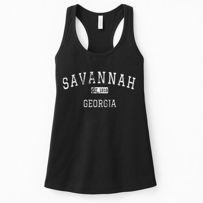 Savannah Georgia Ga Vintage Womens Tank Top