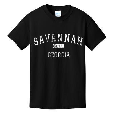 Savannah Georgia Ga Vintage Kids T-Shirt