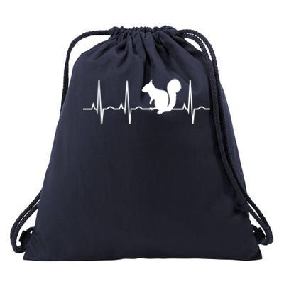 Squirrel Great Gift Meaningful Gift Funny Squirrel Lover Gift Great Gift Drawstring Bag