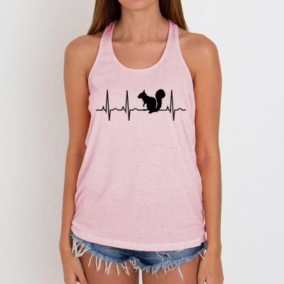 Squirrel Great Gift Meaningful Gift Funny Squirrel Lover Gift Great Gift Women's Knotted Racerback Tank