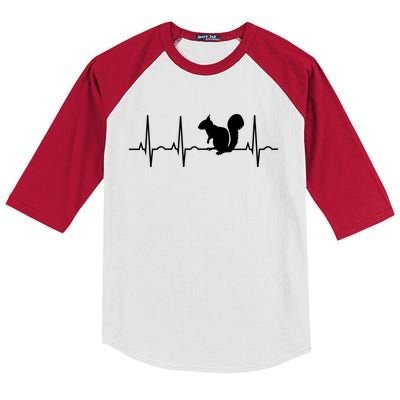 Squirrel Great Gift Meaningful Gift Funny Squirrel Lover Gift Great Gift Kids Colorblock Raglan Jersey