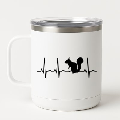 Squirrel Great Gift Meaningful Gift Funny Squirrel Lover Gift Great Gift 12 oz Stainless Steel Tumbler Cup