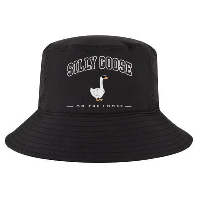 Silly Goose Goose On The Loose Funny Silly Goose University Cool Comfort Performance Bucket Hat