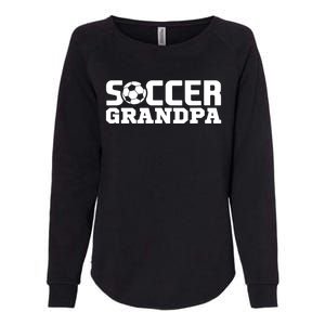 Soccer Grandpa Granddad Granddaddy Grandfather Womens California Wash Sweatshirt