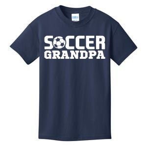 Soccer Grandpa Granddad Granddaddy Grandfather Kids T-Shirt