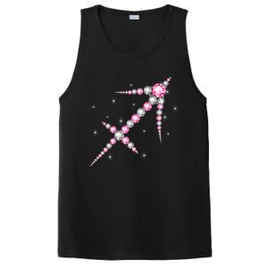 Sagittarius Great Gift Astrology Birthday Pink Diamond Cute Gift PosiCharge Competitor Tank