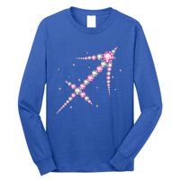 Sagittarius Great Gift Astrology Birthday Pink Diamond Cute Gift Long Sleeve Shirt