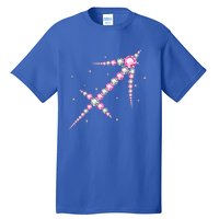 Sagittarius Great Gift Astrology Birthday Pink Diamond Cute Gift Tall T-Shirt