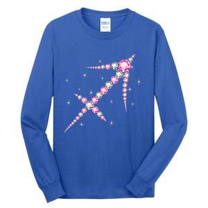 Sagittarius Great Gift Astrology Birthday Pink Diamond Cute Gift Tall Long Sleeve T-Shirt