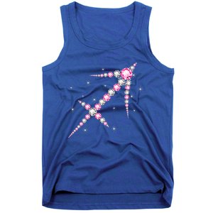 Sagittarius Great Gift Astrology Birthday Pink Diamond Cute Gift Tank Top