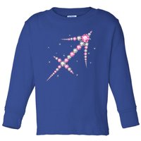 Sagittarius Great Gift Astrology Birthday Pink Diamond Cute Gift Toddler Long Sleeve Shirt